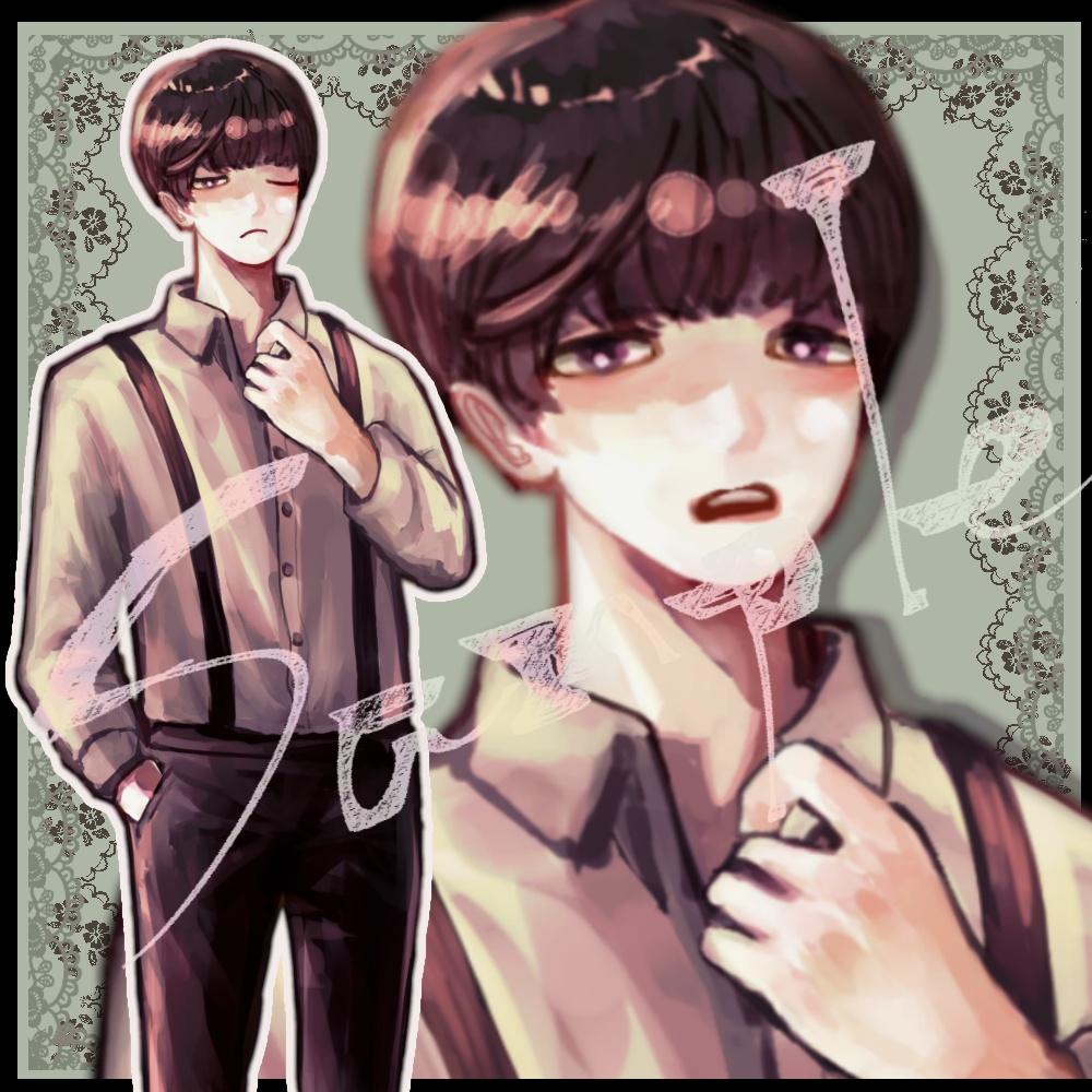 TRPG立ち絵素材01・差分10種・男の子