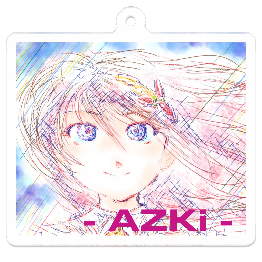 【非公式】AZKiキーホルダー#01