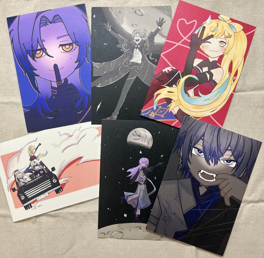 全六種ポストカード