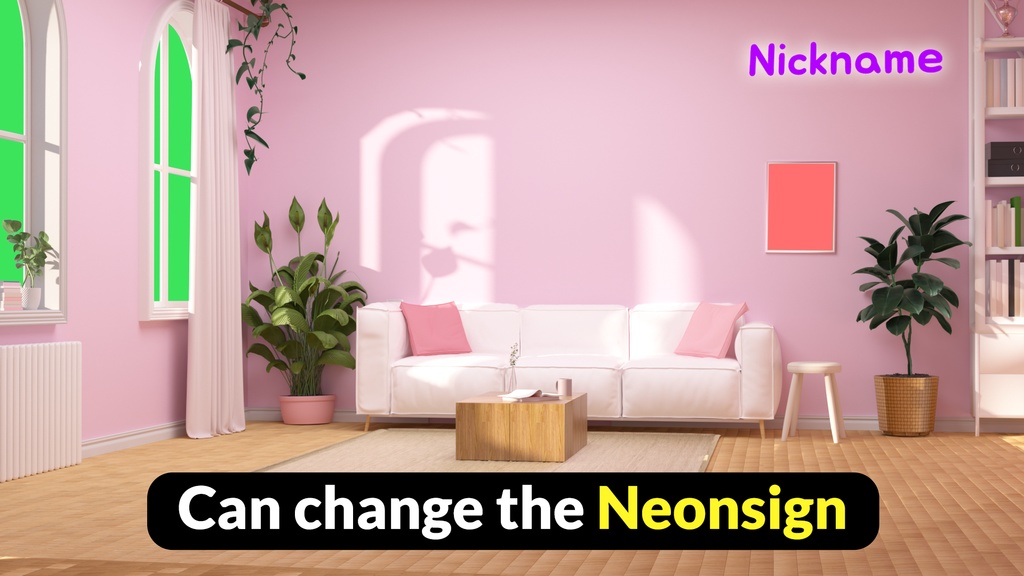 방송배경/방송화면/버튜버/配信部屋/includes 8 colors/All Package/3DBackground for VTuber/配信背景/Live Streaming Background/VTuber room/Vtuber background 3