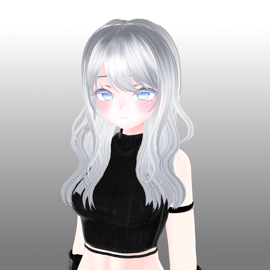 wavy hair ウェーブヘア 웨이브 헤어 (7 Color, 7 Avatar)