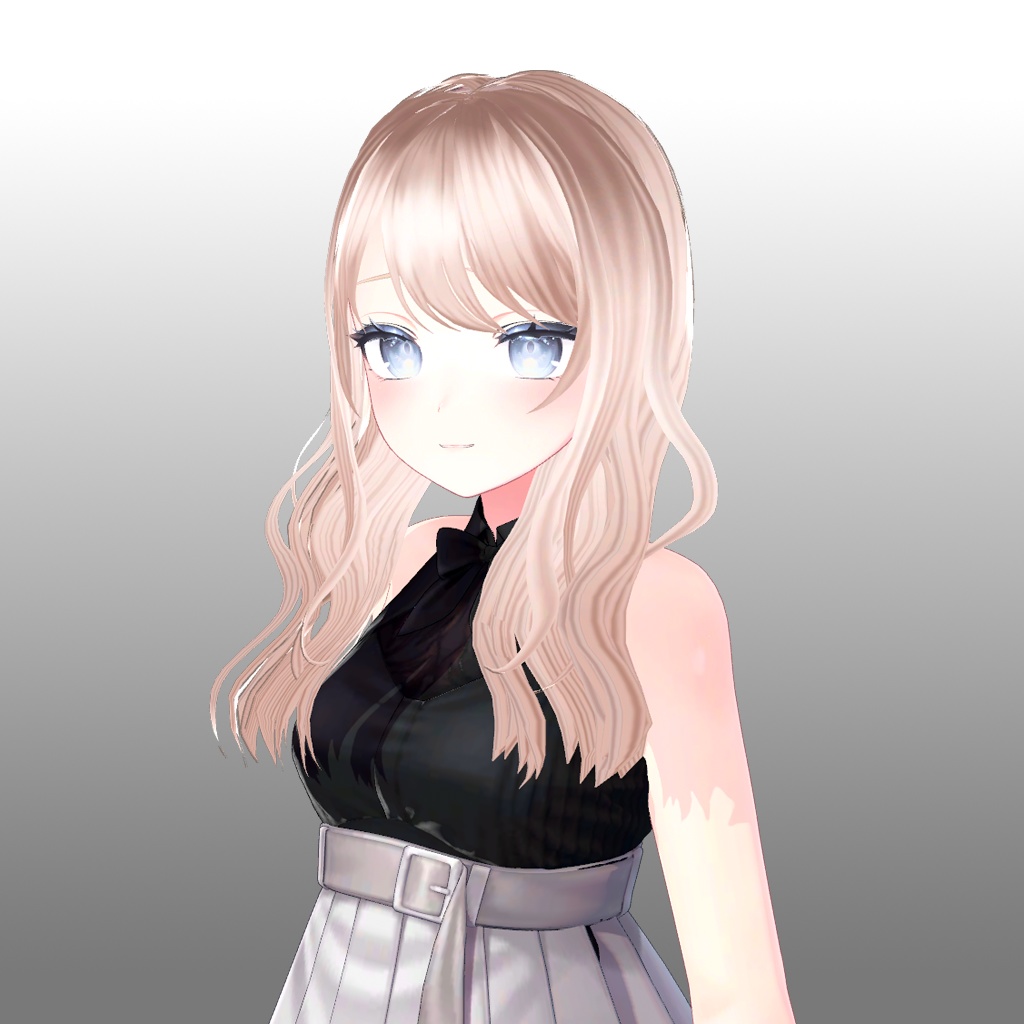 wavy hair ウェーブヘア 웨이브 헤어 (7 Color, 7 Avatar)