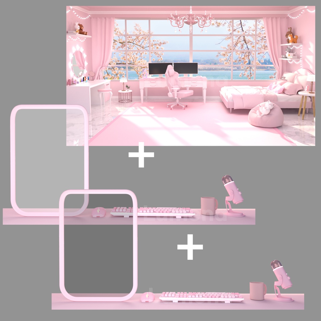 방송배경/방송화면/버튜버/配信部屋/DIY/3DBackground for VTuber/配信背景/Live Streaming Background/VTuber room/Vtuber background/VTuber Room 4