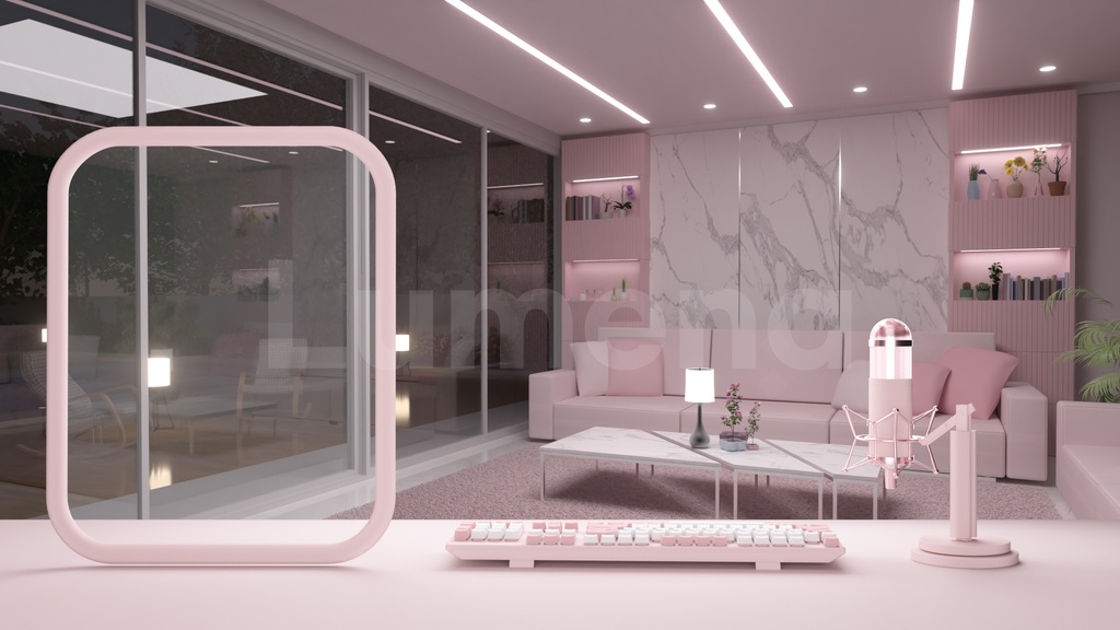 방송배경/방송화면/배경화면/버튜버/配信部屋/3DBackground for VTuber/配信背景/Live Streaming Background/VTuber room/Vtuber background/VTuber Room 5