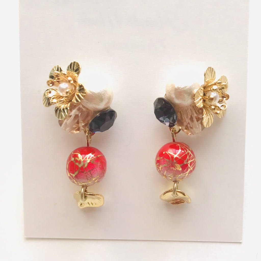 三条with加州清光イメージイヤリング&ピアス