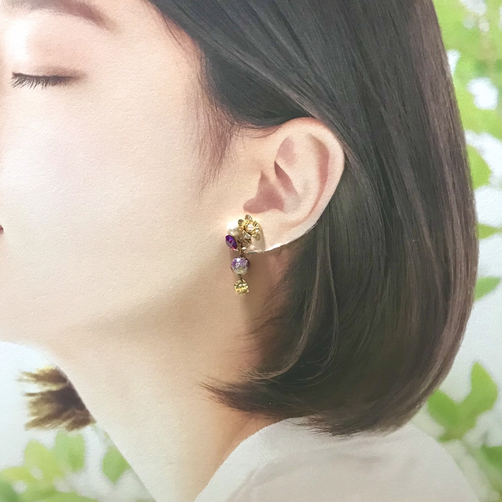 三条with加州清光イメージイヤリング&ピアス