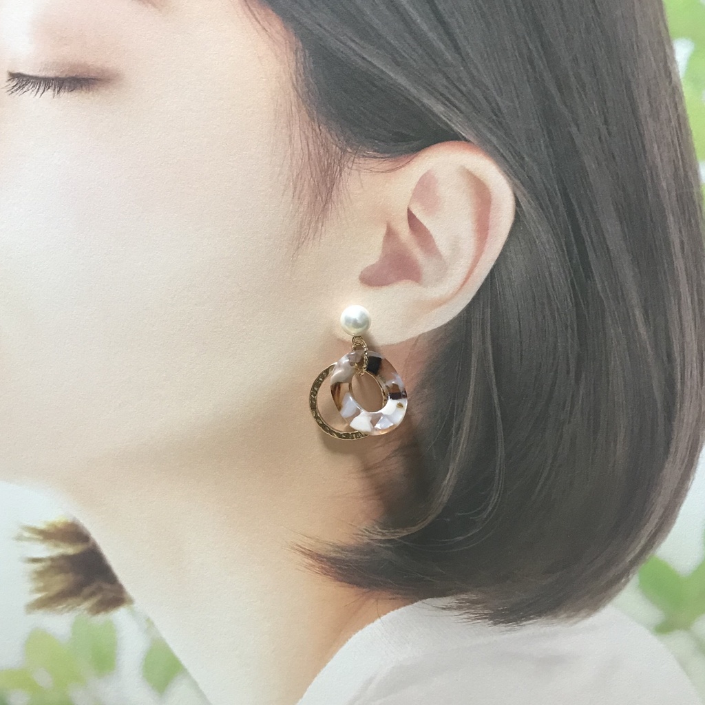 一文字派イメージイヤリング&ピアス
