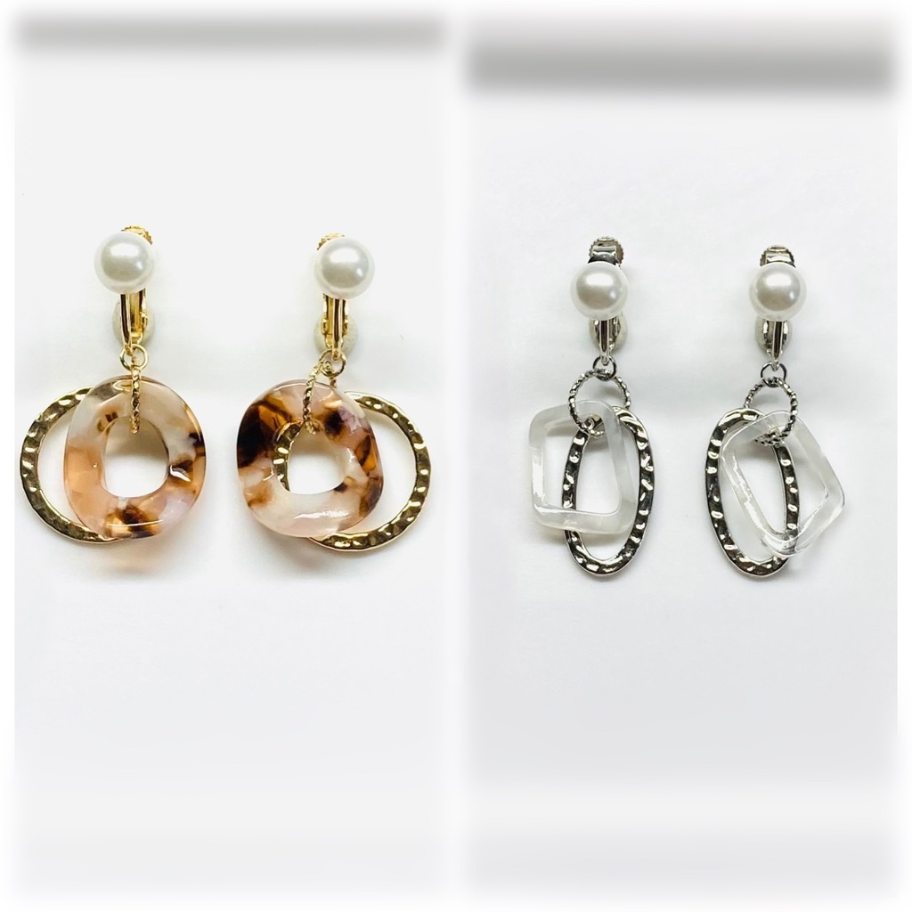 一文字派イメージイヤリング＆ピアス