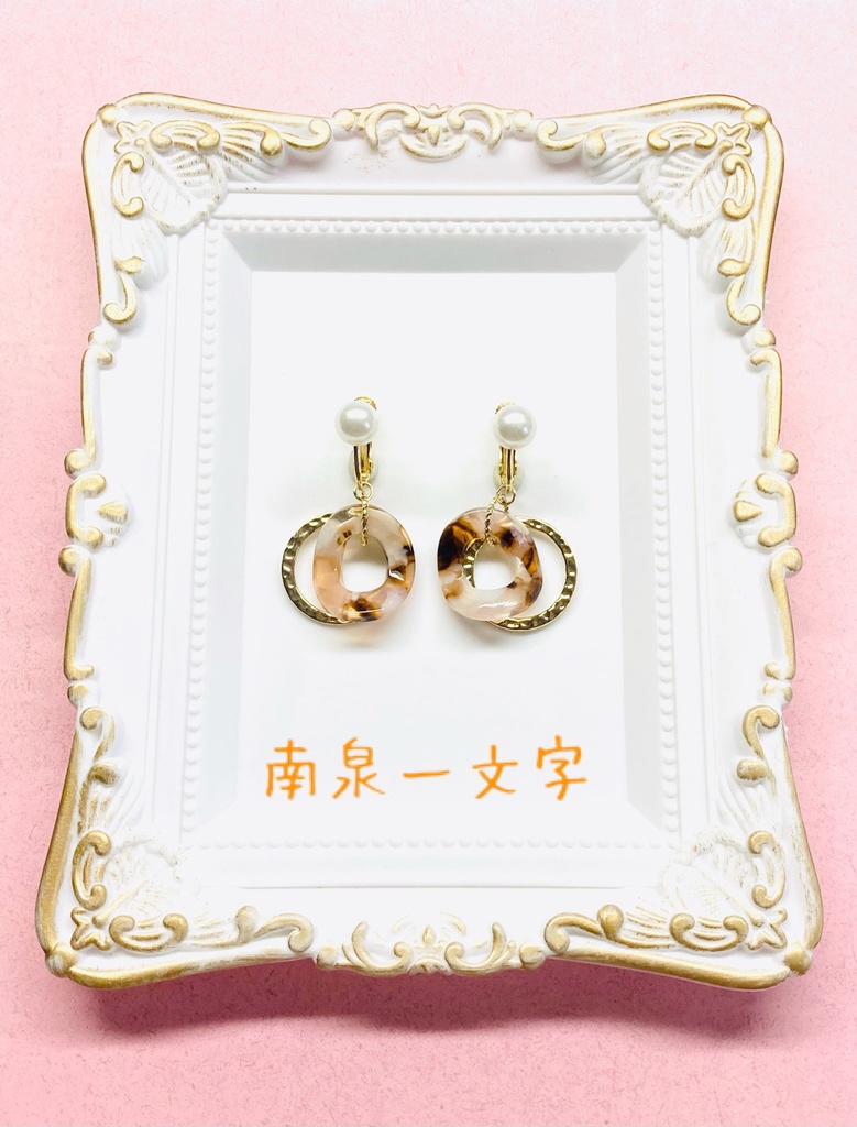 一文字派イメージイヤリング&ピアス