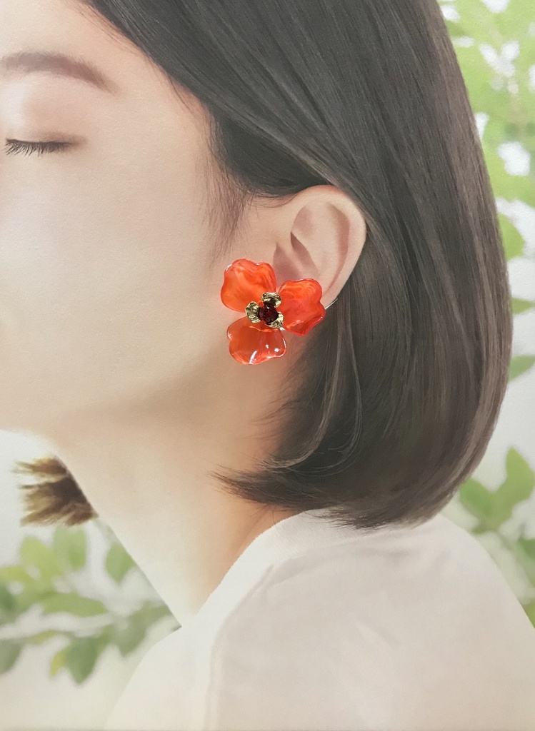 加州清光、大和守安定イメージ2wayイヤリング&ピアス【E:Trasparente】