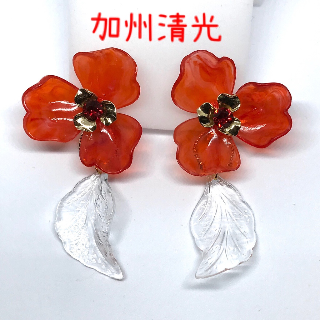 加州清光、大和守安定イメージ2wayイヤリング&ピアス【E:Trasparente】