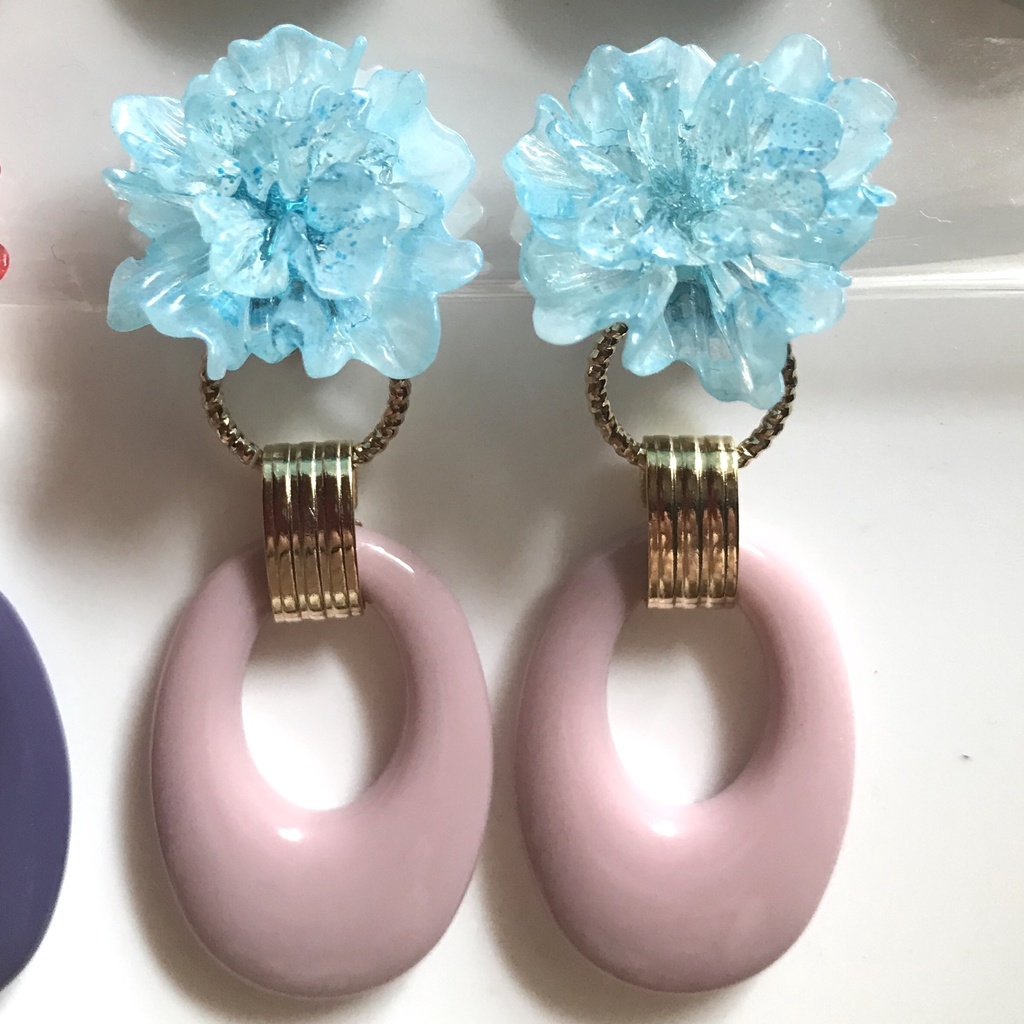 三条イメージ2wayイヤリング&ピアス【E:Fuligginoso】