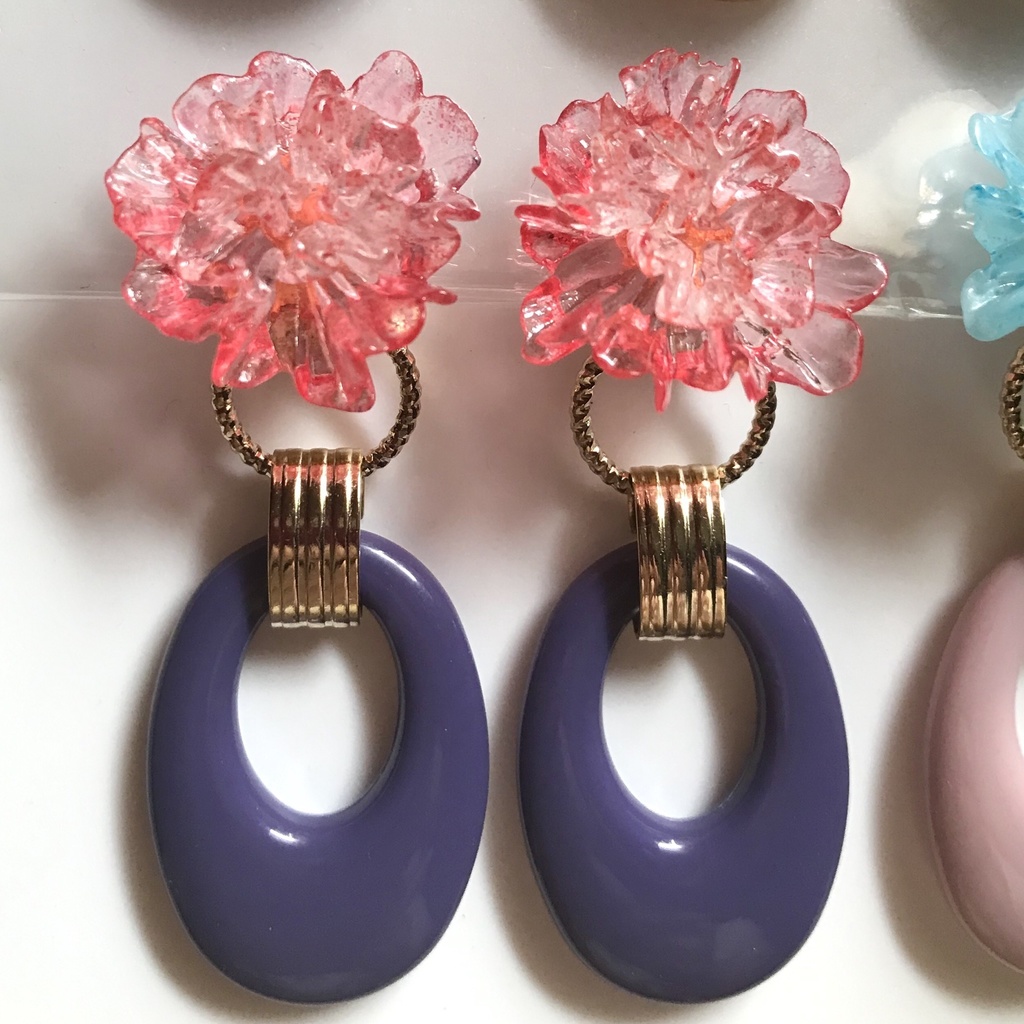 三条イメージ2wayイヤリング&ピアス【E:Fuligginoso】