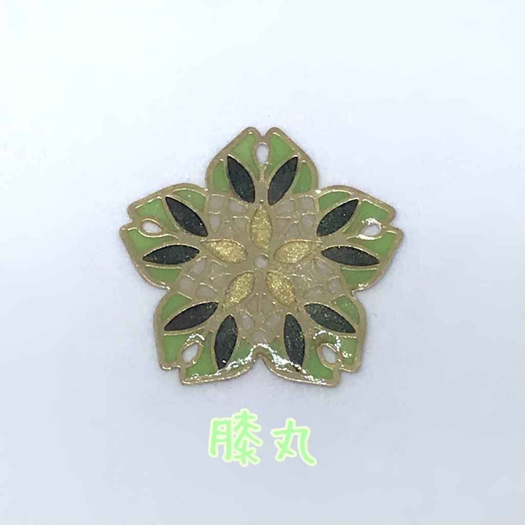 刀剣男士イメージ薄桜の耳飾り