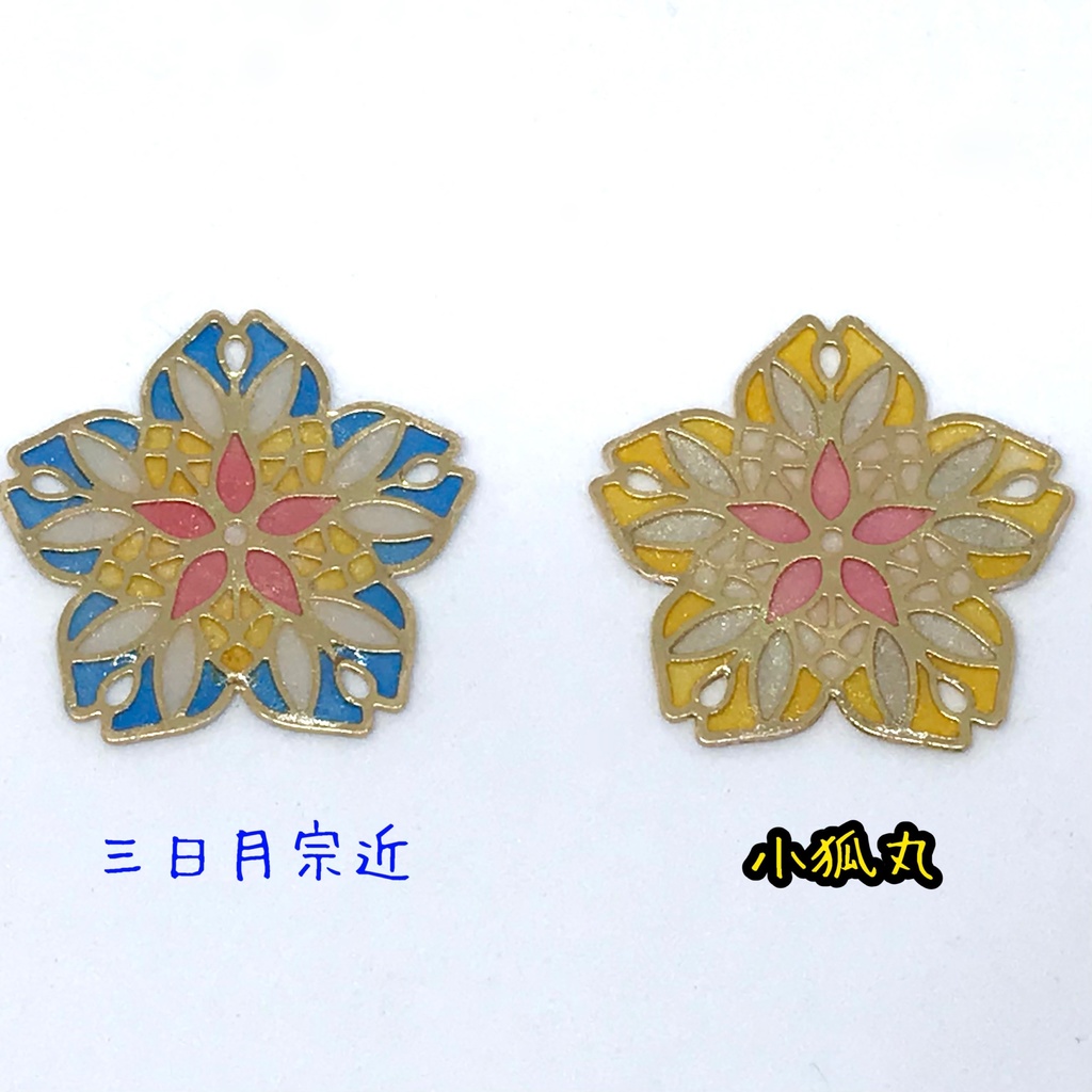 刀剣男士イメージ薄桜の耳飾り