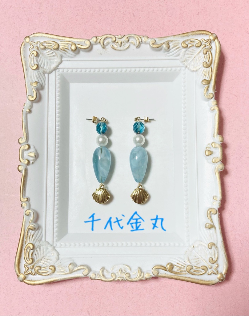 琉球刀イメージイヤリング&ピアス