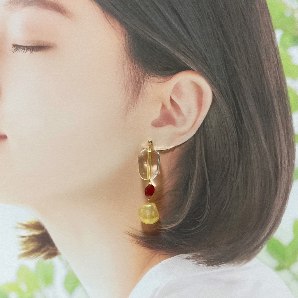 三池イメージ アシンメトリーイヤーアクセサリー