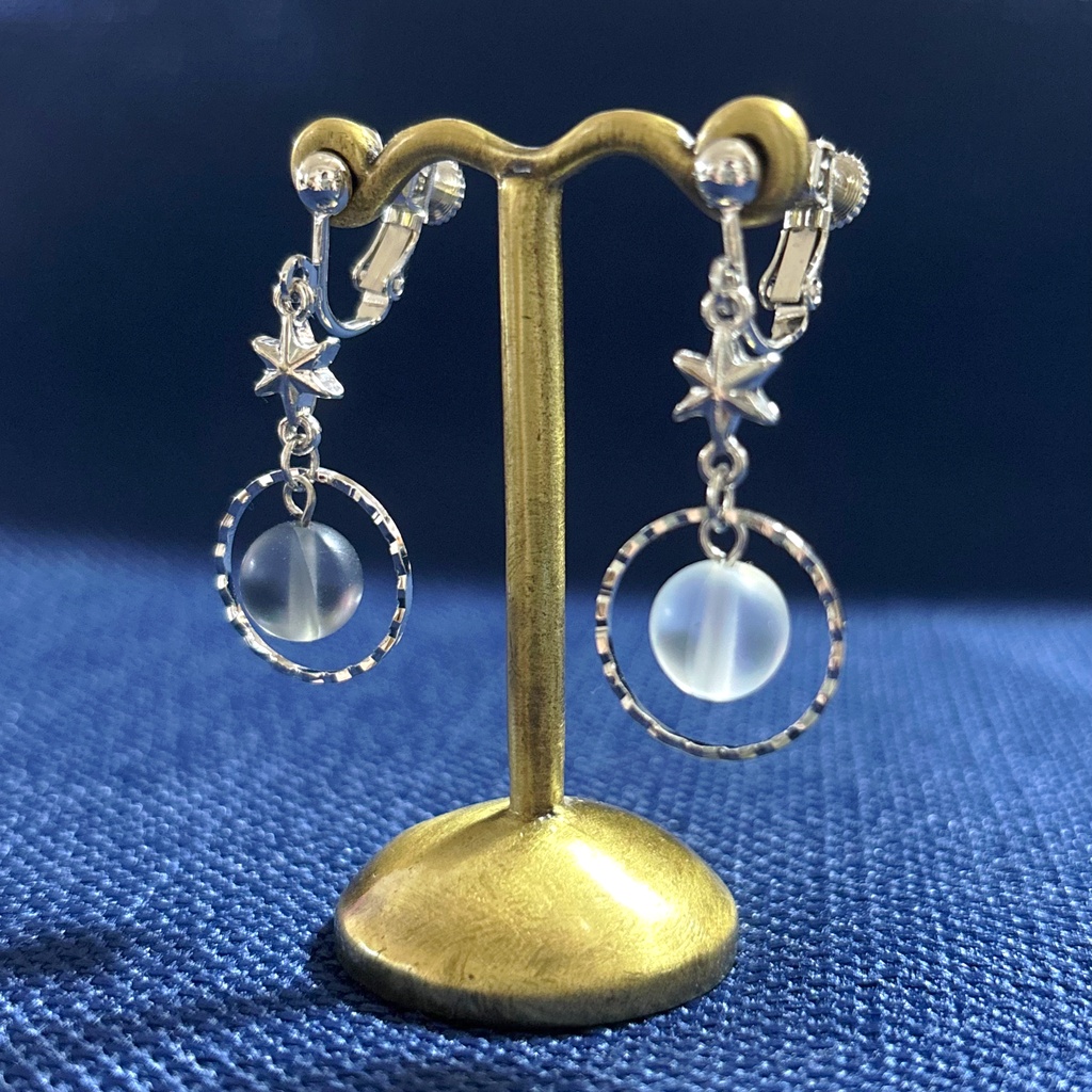 七星剣•丙子椒林剣イメージ　星の環イヤーアクセサリー