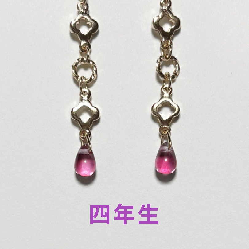 忍たまイメージしずくイヤリング&ピアス