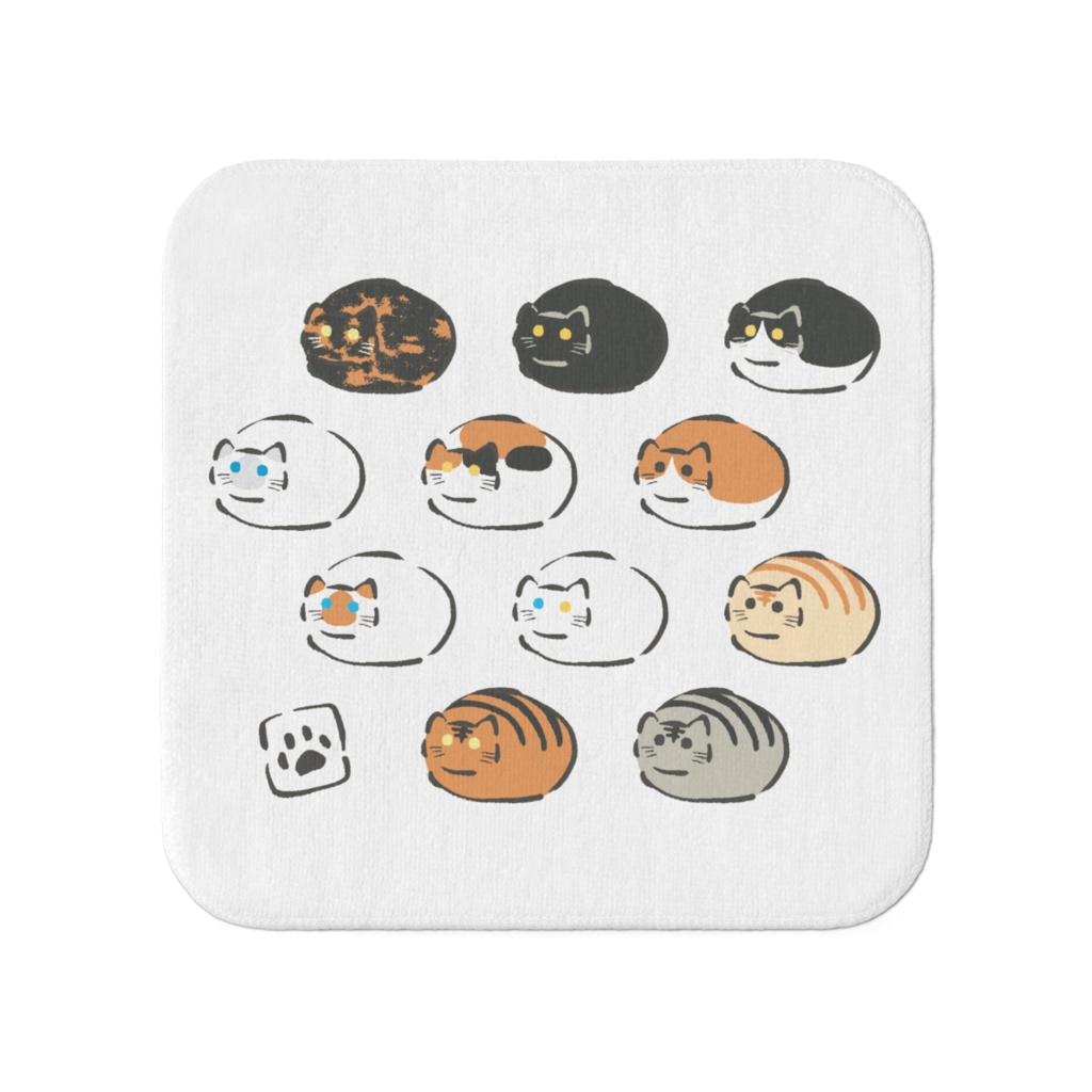 これはねこですか？　ミニタオル