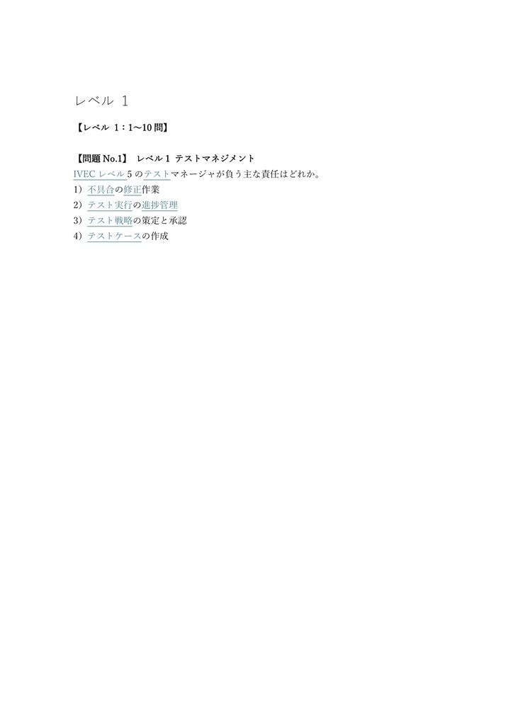 【300問】IT検証技術者認定試験 (IVEC) レベル5 問題集&用語集&解説
