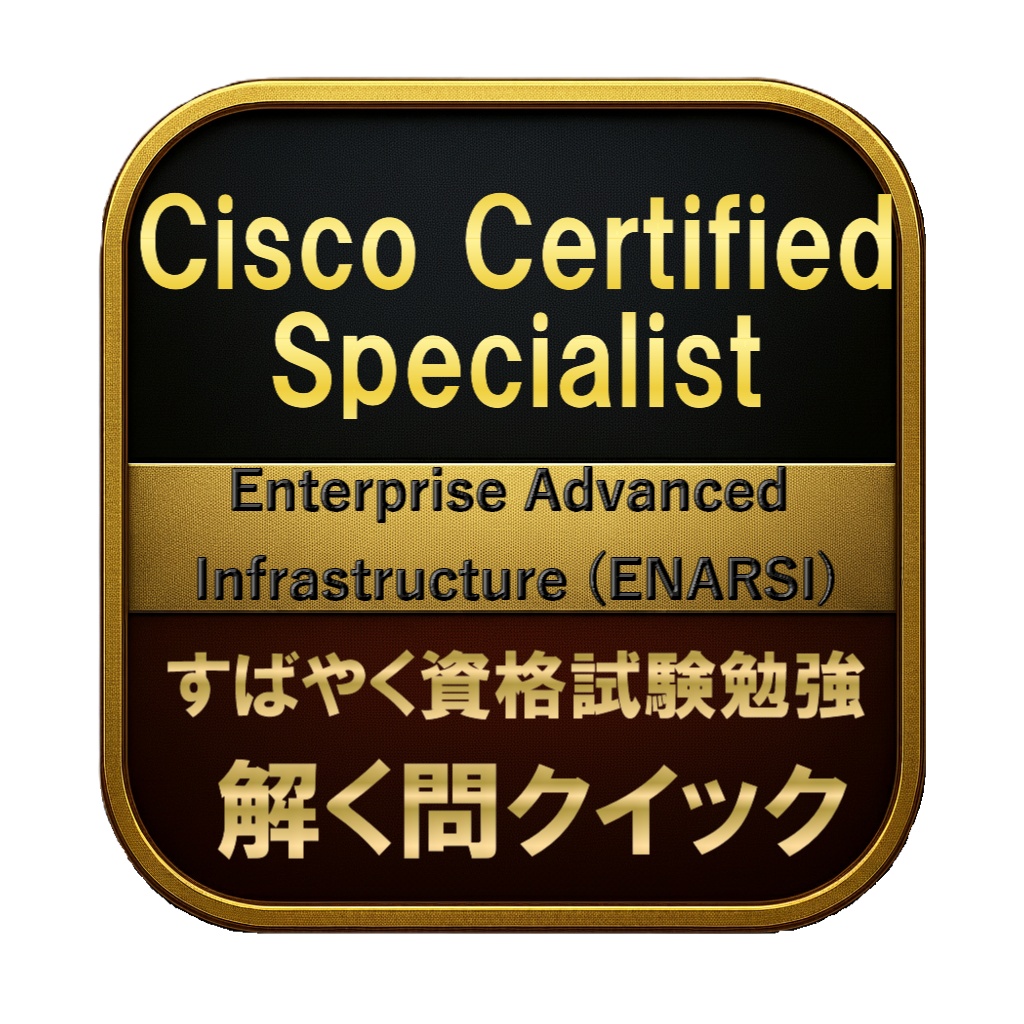 【250問】Cisco Certified Specialist Enterprise Advanced Infrastructure (ENARSI) 問題集＆用語集＆解説
