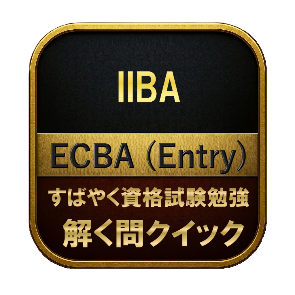 【200問】IIBA ECBA (Entry) 問題集&用語集&解説