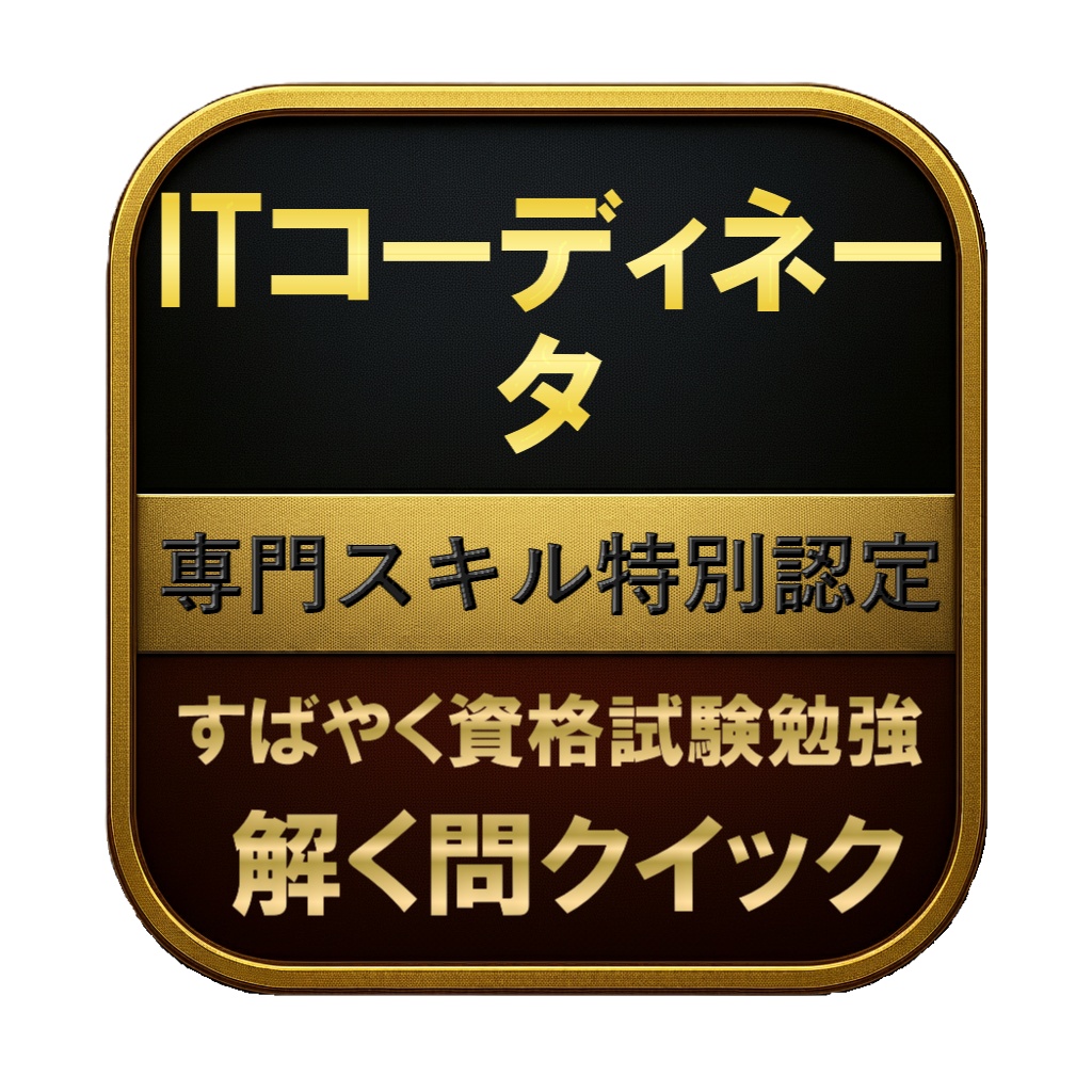 【200問】ITコーディネータ 専門スキル特別認定 問題集&用語集&解説
