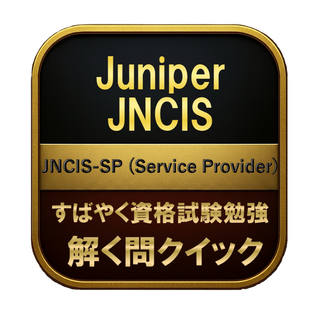 【250問】Juniper JNCIS JNCIS-SP (Service Provider) 問題集&用語集&解説
