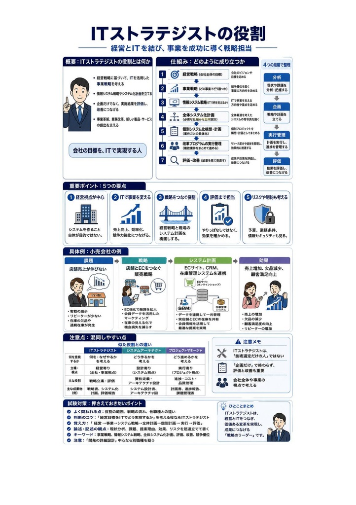 図解で理解★ITストラテジスト試験 2027年度版