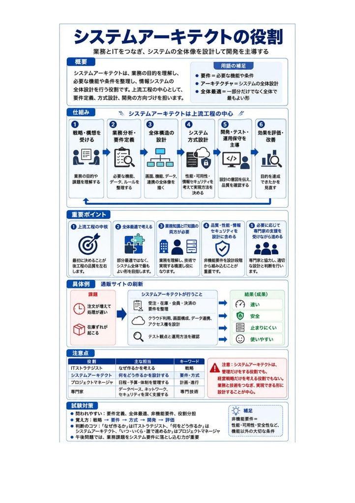 図解で理解★システムアーキテクト試験 2027年度版