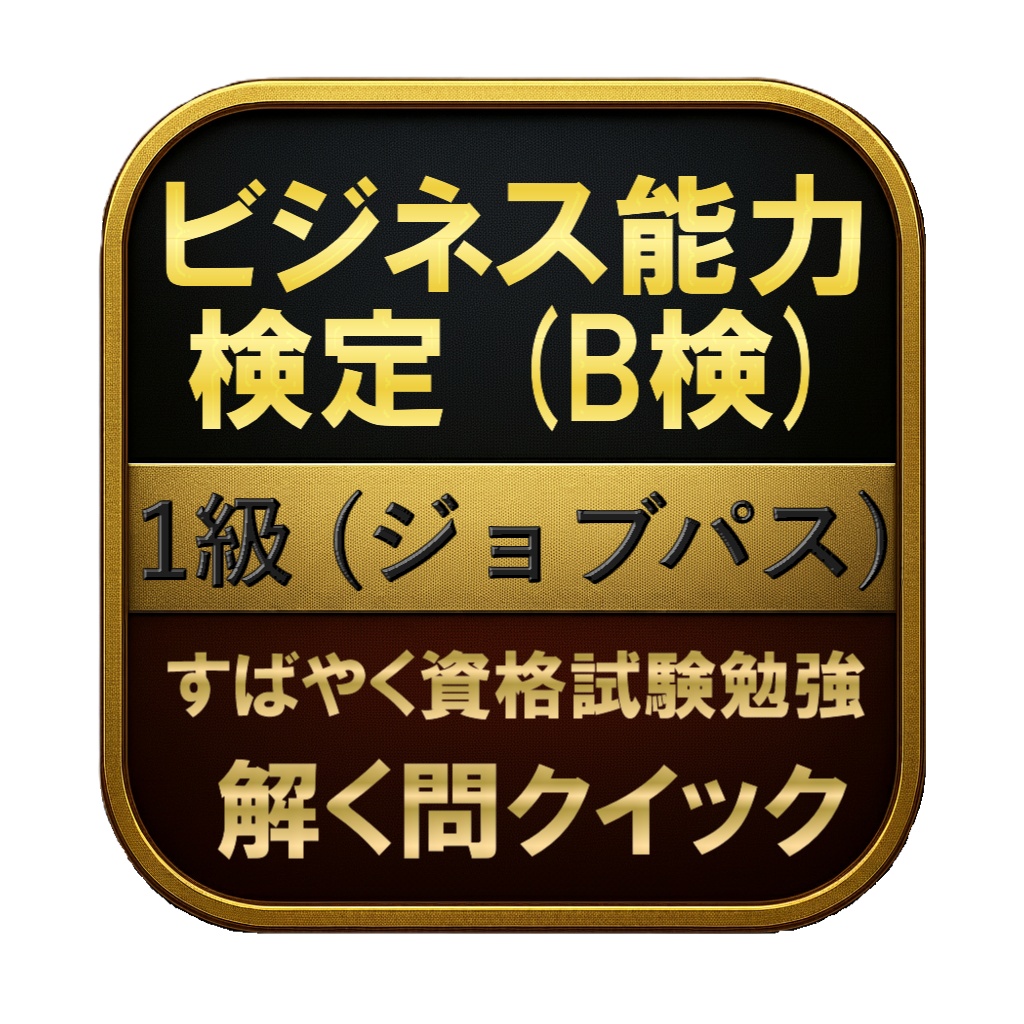 【250問】ビジネス能力検定 (B検) 1級 (ジョブパス) 問題集&用語集&解説