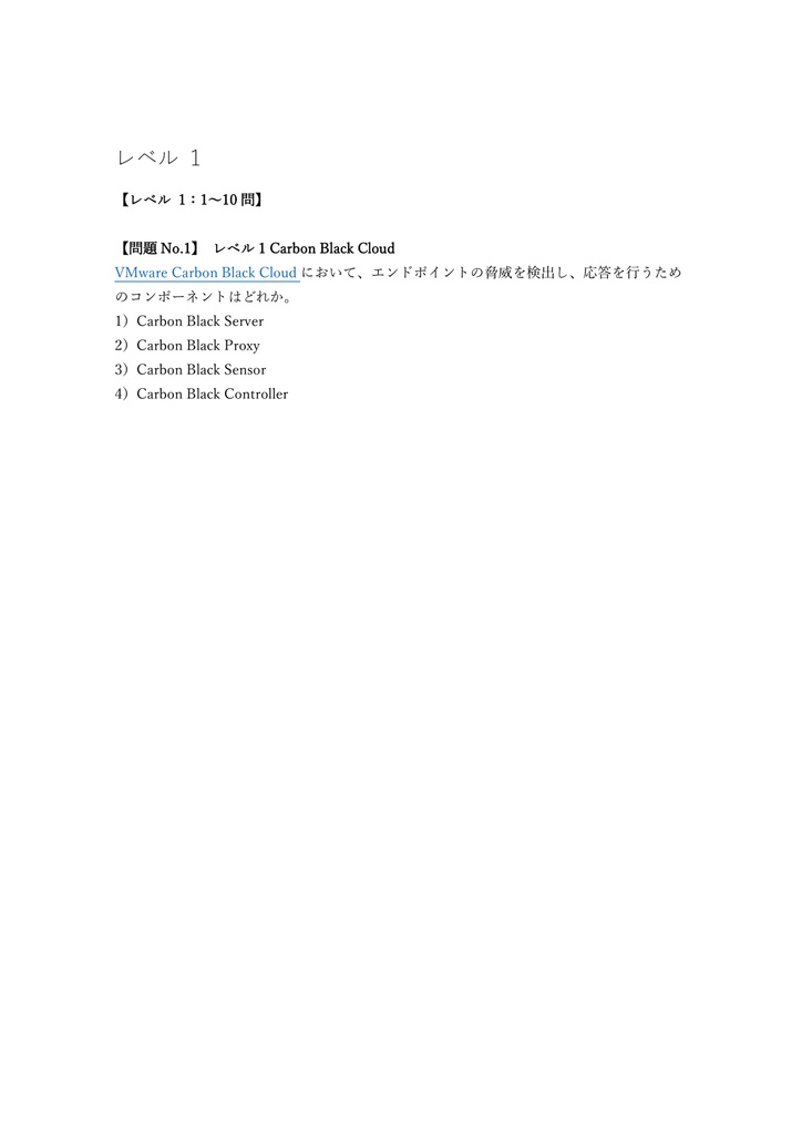 【250問】VMware Certified Professional Security 問題集&用語集&解説