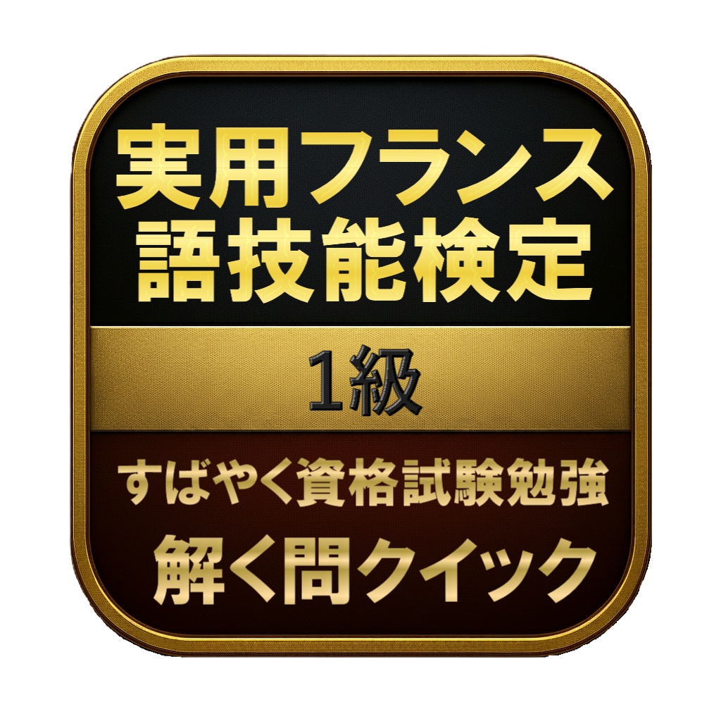 【300問】実用フランス語技能検定 1級 問題集＆用語集＆解説