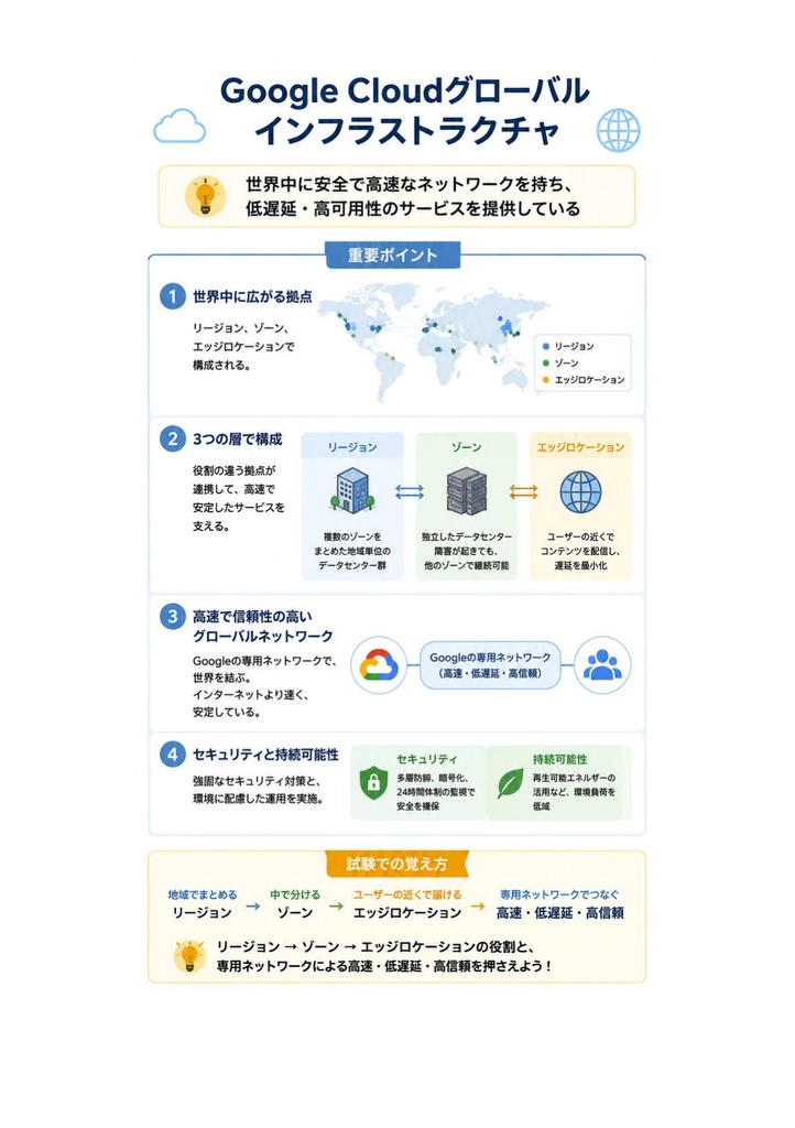 図解で理解★Google Cloud Professional Cloud Architect Professional 参考書図