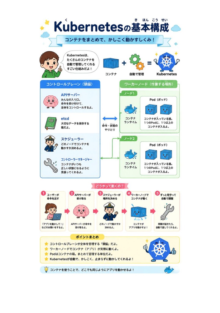図解で理解★Certified Kubernetes Administrator (CKA) 管理者 参考書図