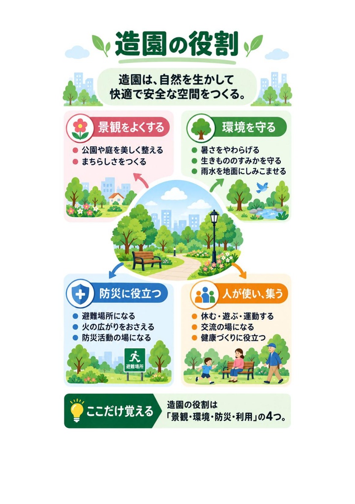 図解で理解★1級造園施工管理技士 第一次検定 参考書図