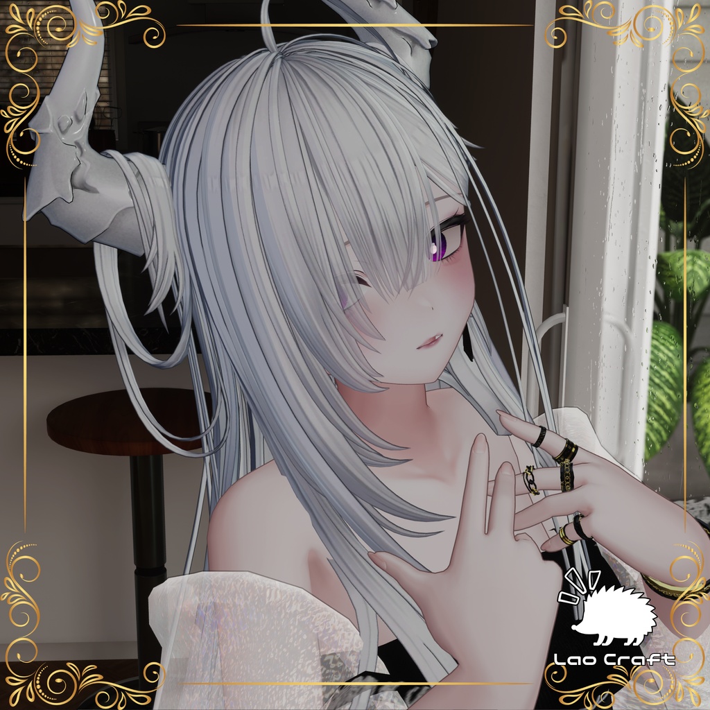 【真央/mao】Face Blendshape&10Face Animation&Eye texture“Viola”