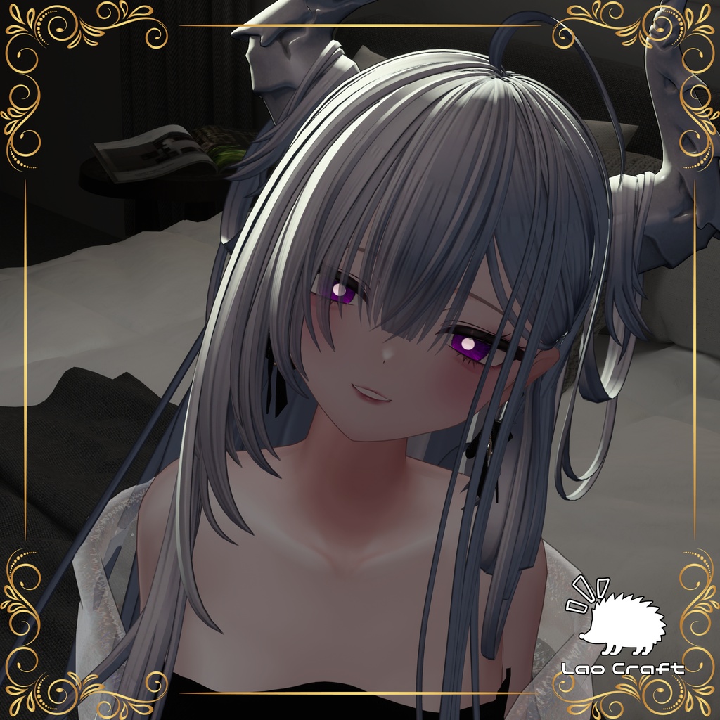 【真央/mao】Face Blendshape&10Face Animation&Eye texture“Viola”