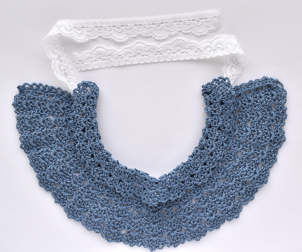 10~15cm ぬいぐるみ 着せ替え服 ケープ レース編み リボン