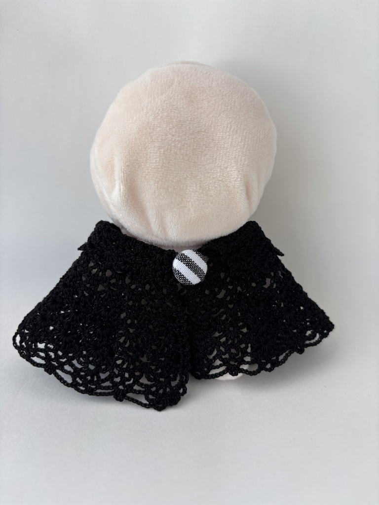 10~15cm ぬいぐるみ 着せ替え服 ケープ レース編み