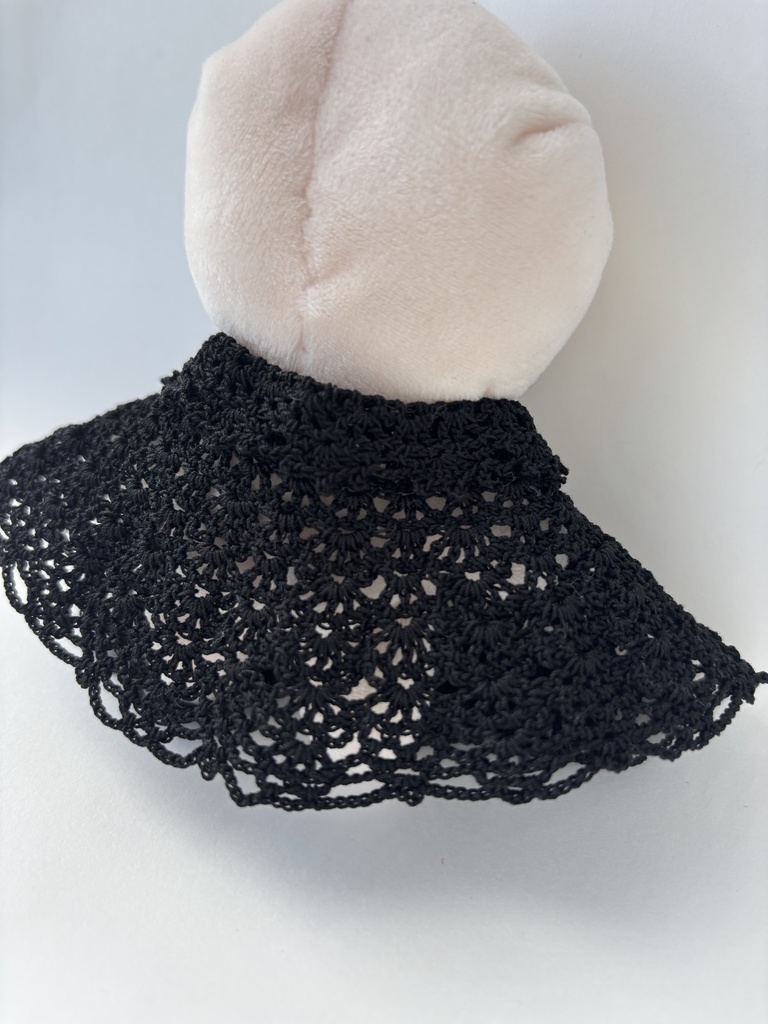 10~15cm ぬいぐるみ 着せ替え服 ケープ レース編み