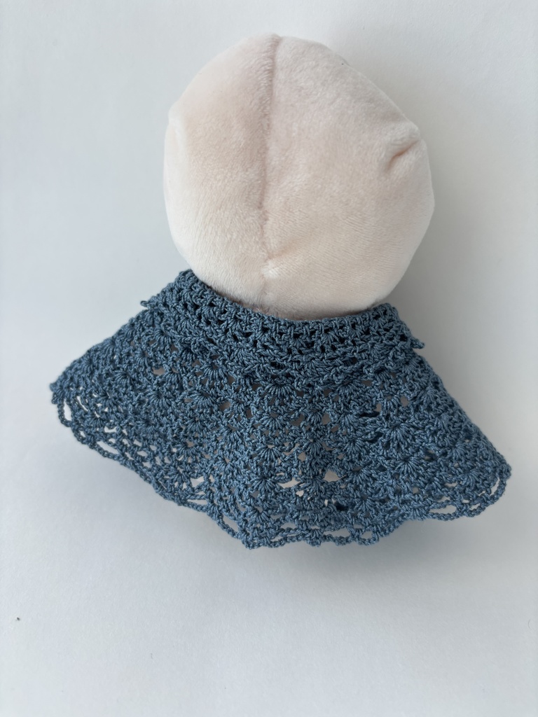 10~15cm ぬいぐるみ 着せ替え服 ケープ レース編み