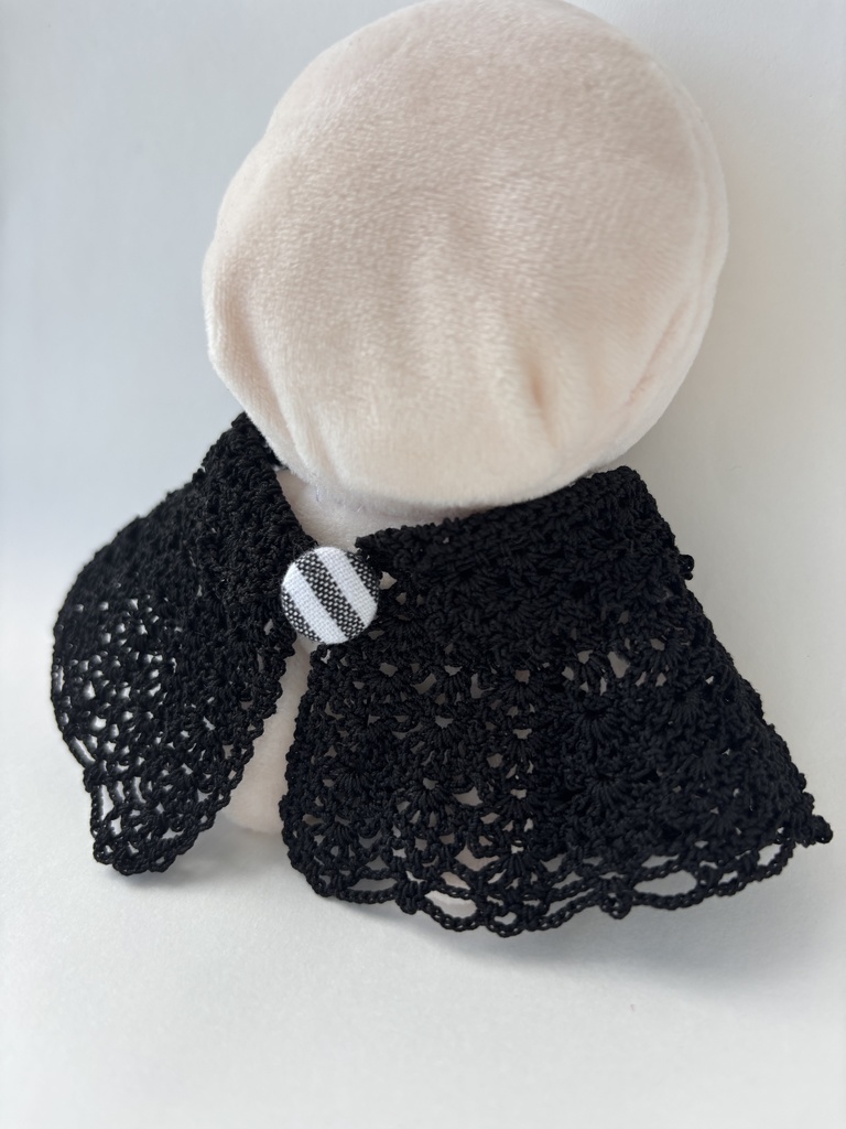 10~15cm ぬいぐるみ 着せ替え服 ケープ レース編み