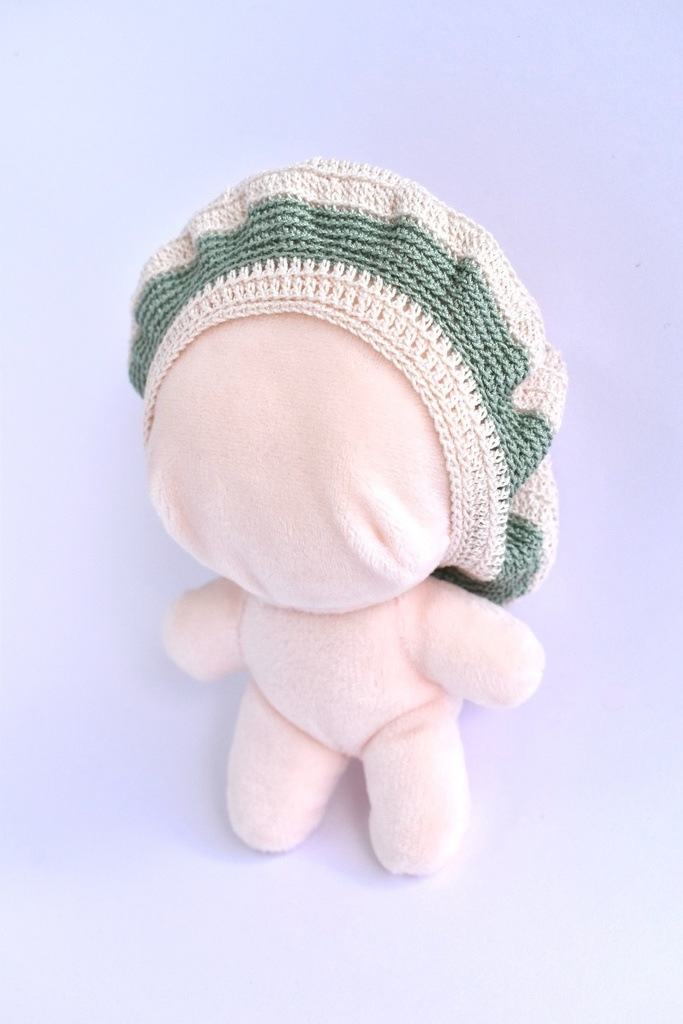 ぬい服 ベレー帽 10~15cm ぬいぐるみ 着せ替え服 レース編み