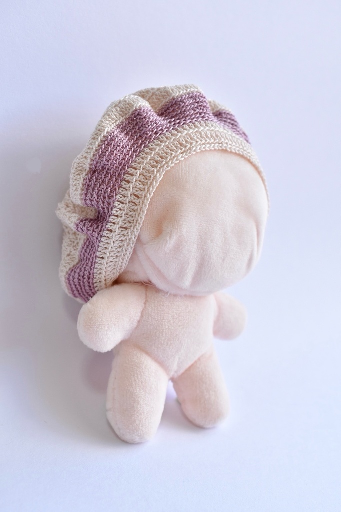 ぬい服 ベレー帽 10~15cm ぬいぐるみ 着せ替え服 レース編み