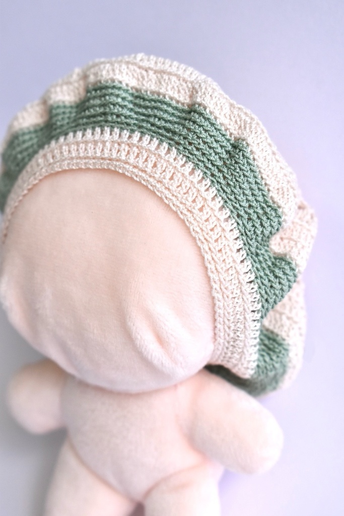 ぬい服 ベレー帽 10~15cm ぬいぐるみ 着せ替え服 レース編み