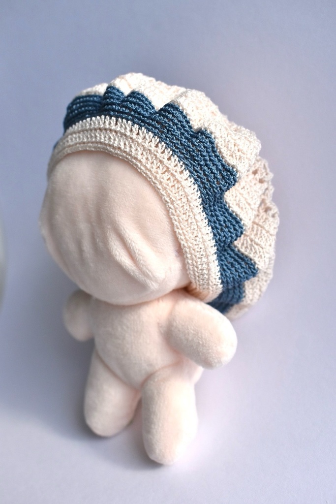 ぬい服 ベレー帽 10~15cm ぬいぐるみ 着せ替え服 レース編み