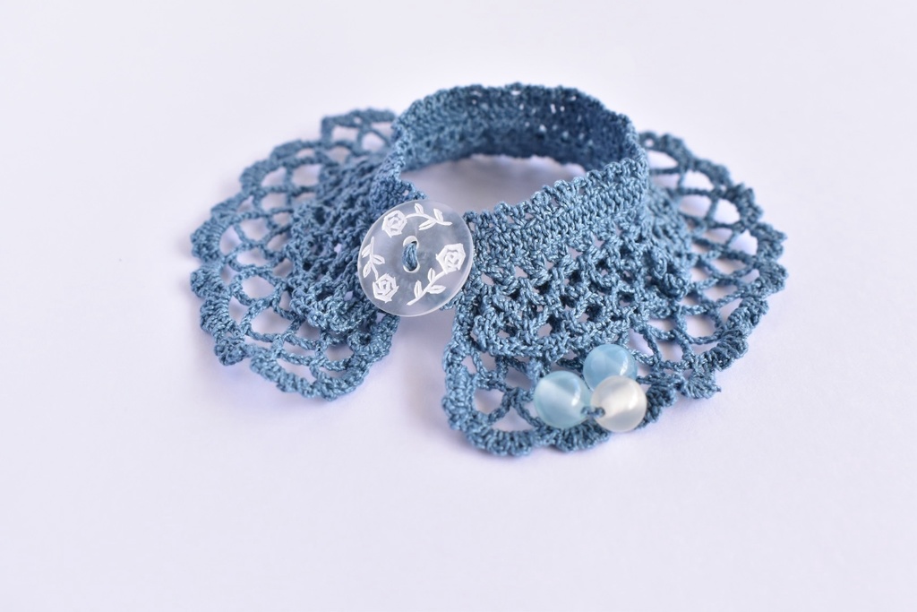 ぬい服 2重 ケープ 10~15cm ぬいぐるみ 着せ替え服 レース編み