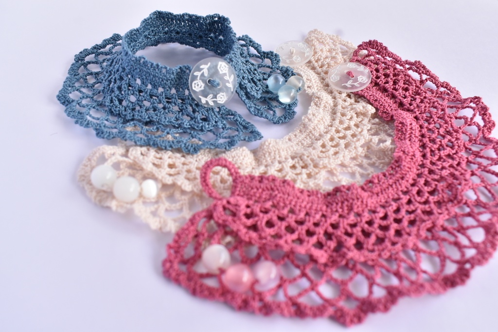 ぬい服 2重 ケープ 10~15cm ぬいぐるみ 着せ替え服 レース編み